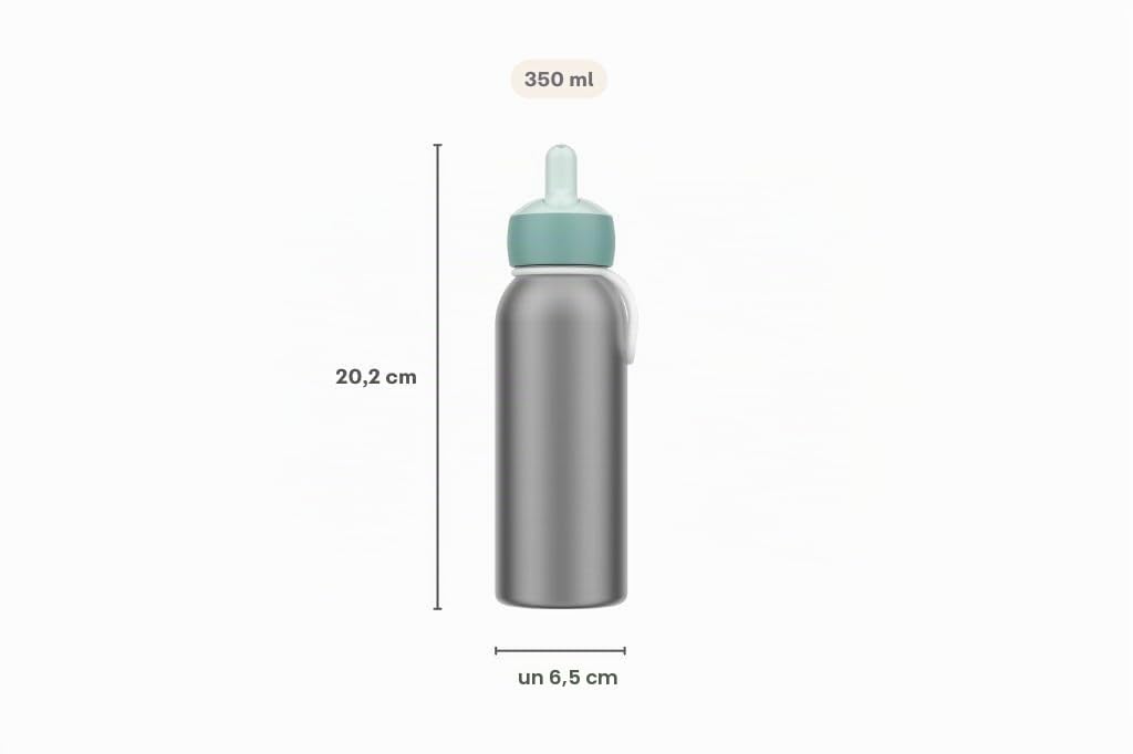 mepal-bouteille-isotherme-enfant-flip-up-campus-350-ml-acier-inoxydable-tanche-4 image 4