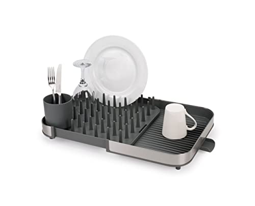 joseph-joseph-duo-gouttoir-vaisselle-extensible-en-acier-inoxydable-avec-porte-c image 7