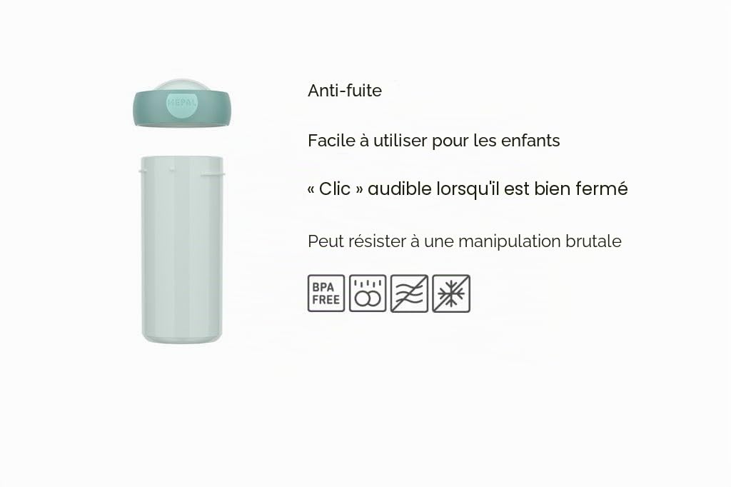 mepal-campus-gourde-tanche-enfant-little-dutch-300-ml-tasse-r-utilisable-sans-bp image 2