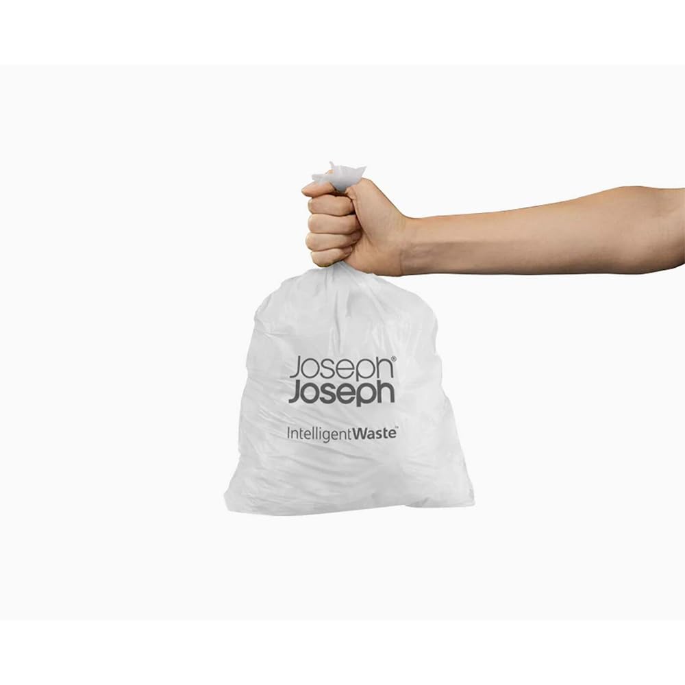 joseph-joseph-iw2-sacs-poubelle-compostables-4-l-transparents-lot-de-50-pour-cad image 2