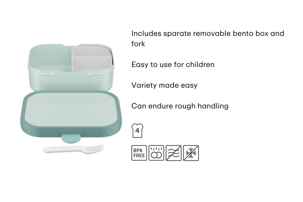 mepal-campus-bo-te-d-jeuner-bento-enfants-750-ml-avec-compartiment-amovible-ferm image 3