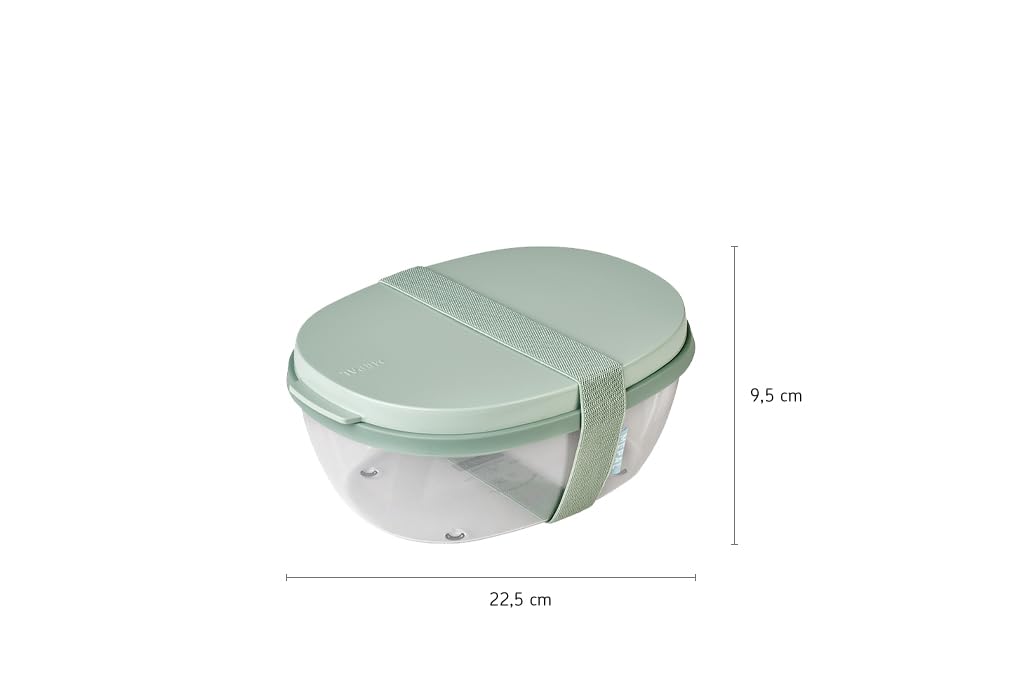 mepal-bo-te-salade-ellipse-bo-te-bento-1300-ml-600-ml-compartiments-avec-mini-bo image 6