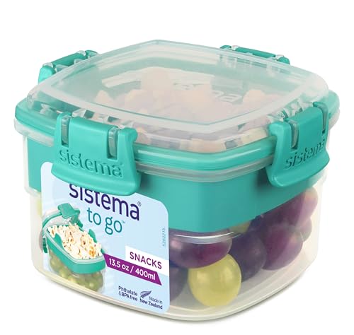 sistema-snack-capsule-to-go-515-ml-bo-te-en-cas-2-compartiments-avec-cuill-re-fo image 8