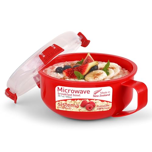 sistema-microwave-bol-petit-d-jeuner-klip-it-850-ml-rond-avec-couvercle-vent-vap image 7