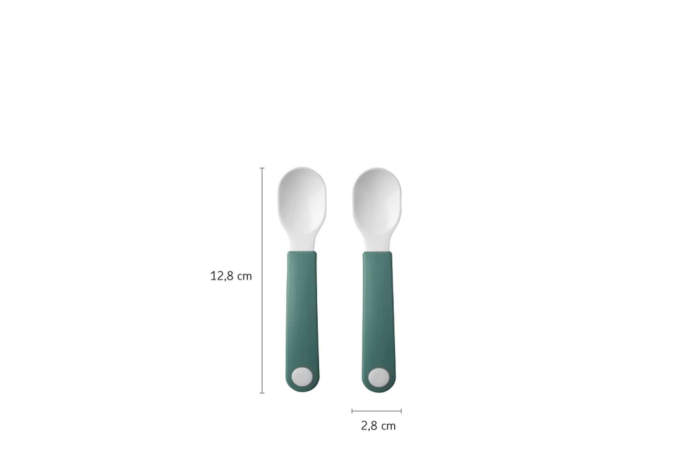 mepal-mio-set-de-2-cuill-res-d-apprentissage-pour-b-b-manche-court-antid-rapant- image 3