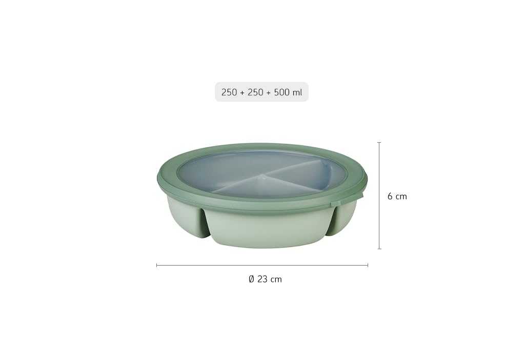 mepal-cirqula-bol-bento-rond-3-compartiments-multi-usage-herm-tique-nordic-white image 6