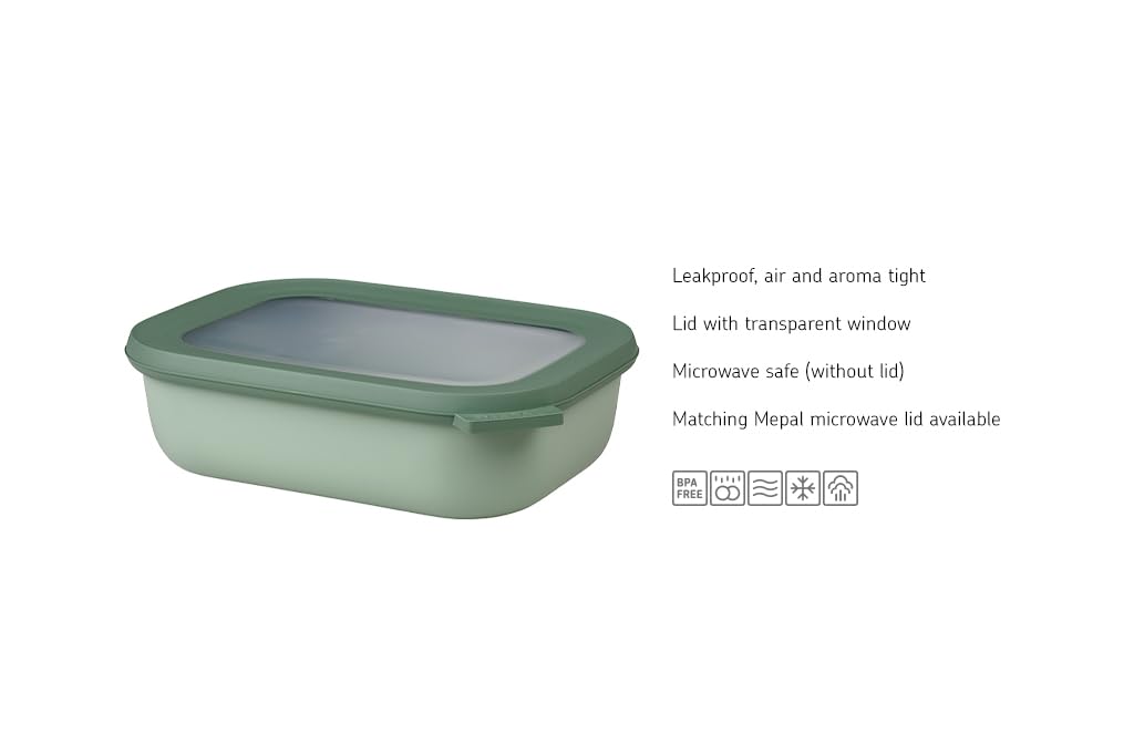 mepal-cirqula-bol-de-conservation-rectangulaire-herm-tique-500-ml-avec-couvercle image 2