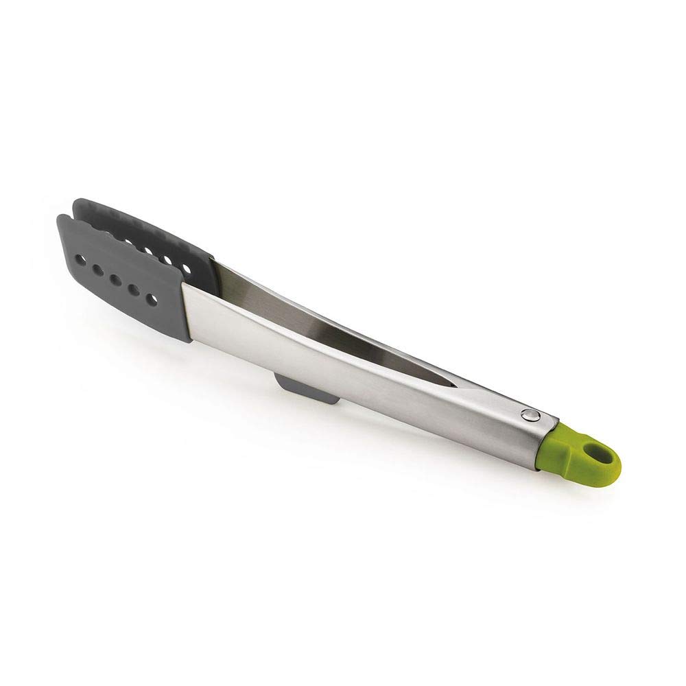 joseph-joseph-elevate-pinces-de-cuisine-30-cm-en-acier-inoxydable-avec-reposoir- image 1