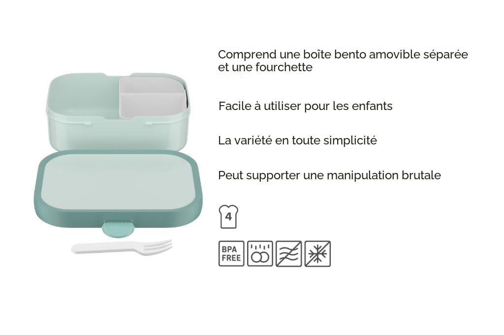 mepal-campus-bo-te-d-jeuner-bento-enfant-dino-lunch-box-750-ml-avec-compartiment image 3