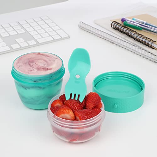 sistema-snack-capsule-to-go-515-ml-bo-te-en-cas-2-compartiments-avec-cuill-re-fo image 6