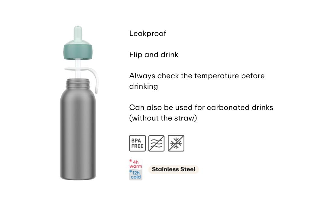 mepal-flip-up-campus-little-dutch-bouteille-isotherme-enfant-acier-inoxydable-35 image 3