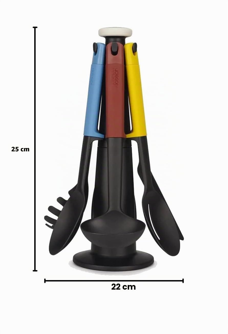 joseph-joseph-elevate-set-de-6-ustensiles-de-cuisine-en-nylon-r-sistants-la-chal image 6