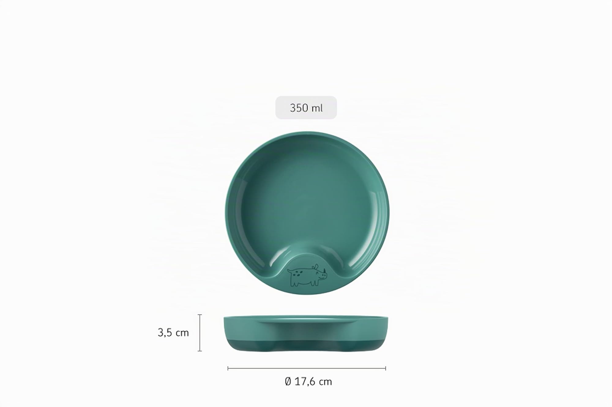 mepal-mio-assiette-d-apprentissage-inclin-e-antid-rapante-pour-b-b-deep-turquois image 6