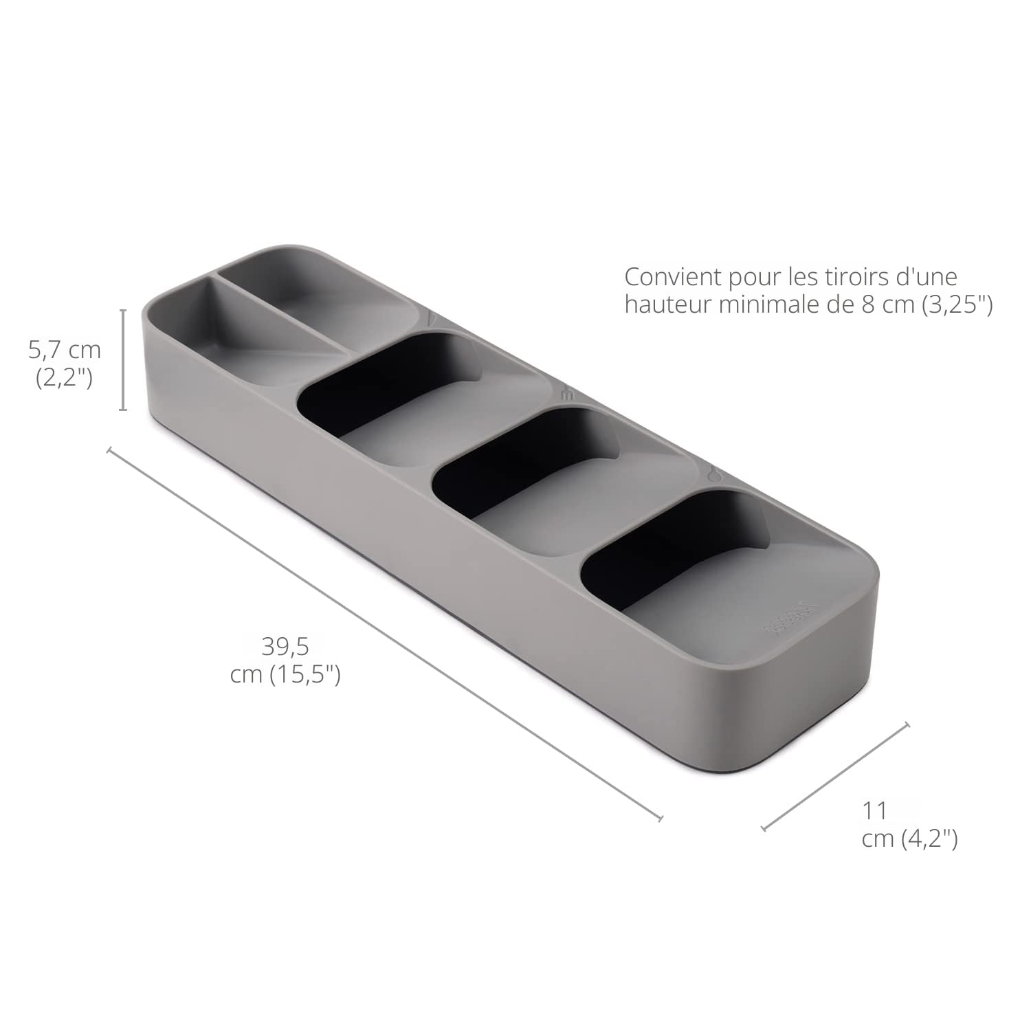 joseph-joseph-drawerstore-organisateur-de-tiroir-couverts-compact-empil-5-compar image 6