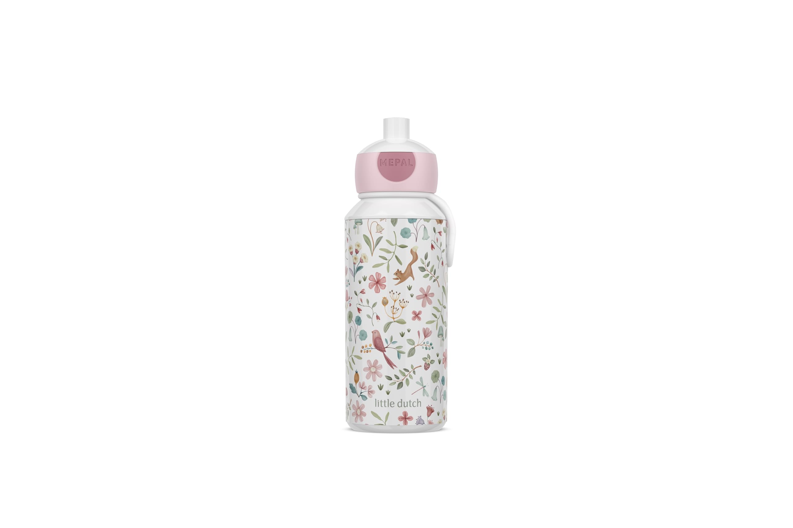 mepal-campus-pop-up-gourde-enfant-tanche-400-ml-flowers-butterflies-sans-bpa-lav image 8