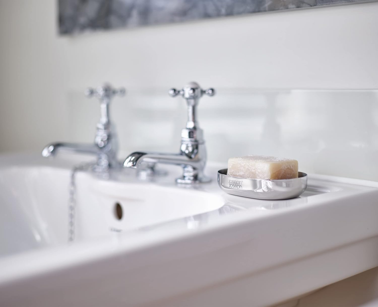joseph-joseph-easystore-luxe-porte-savon-en-acier-inoxydable-avec-gouttoir-vidan image 5
