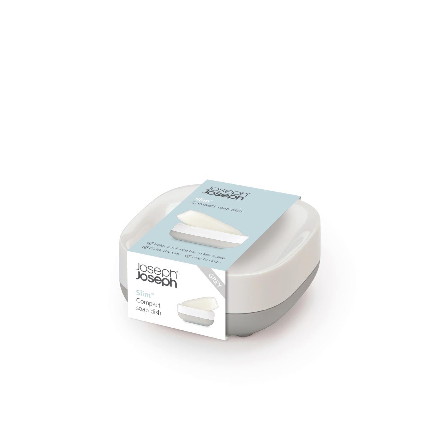 joseph-joseph-porte-savon-slim-compact-porte-savon-de-salle-de-bain-ultra-compac image 6