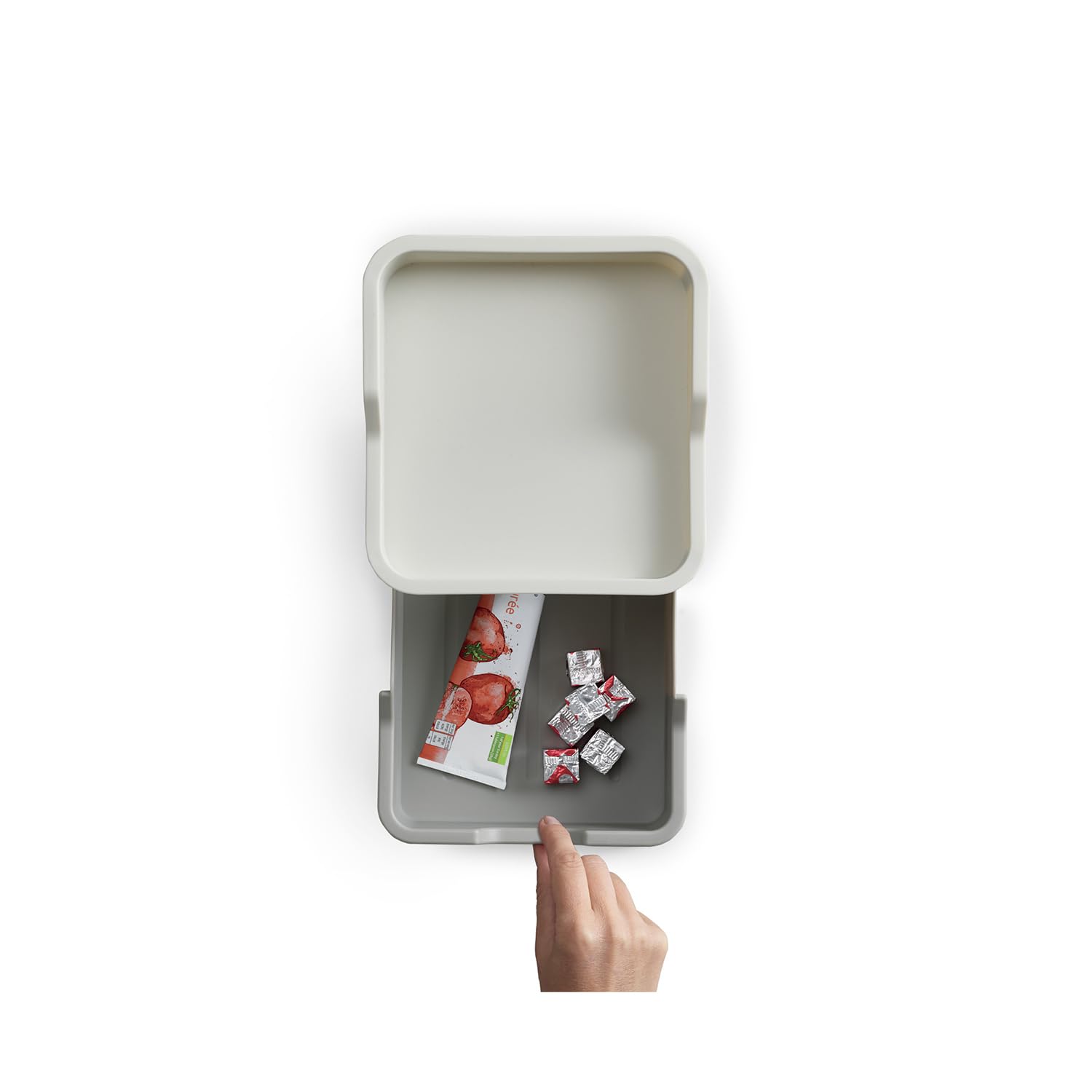 joseph-joseph-duo-organisateur-d-armoire-2-niveaux-avec-tiroir-cuisine-et-rangem image 4