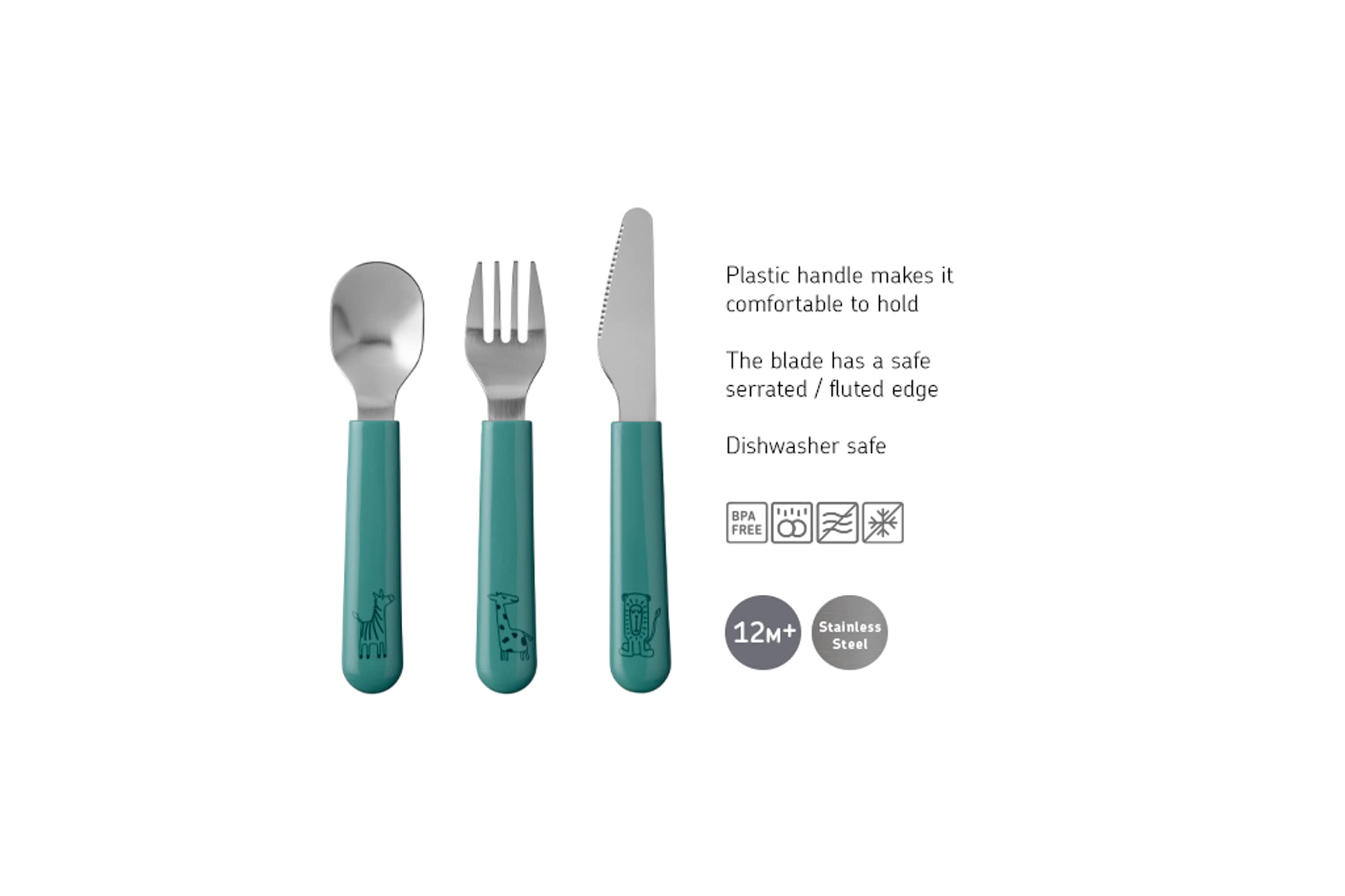 mepal-mio-couverts-enfant-3-pi-ces-deep-blue-set-fourchette-couteau-et-cuill-re- image 2