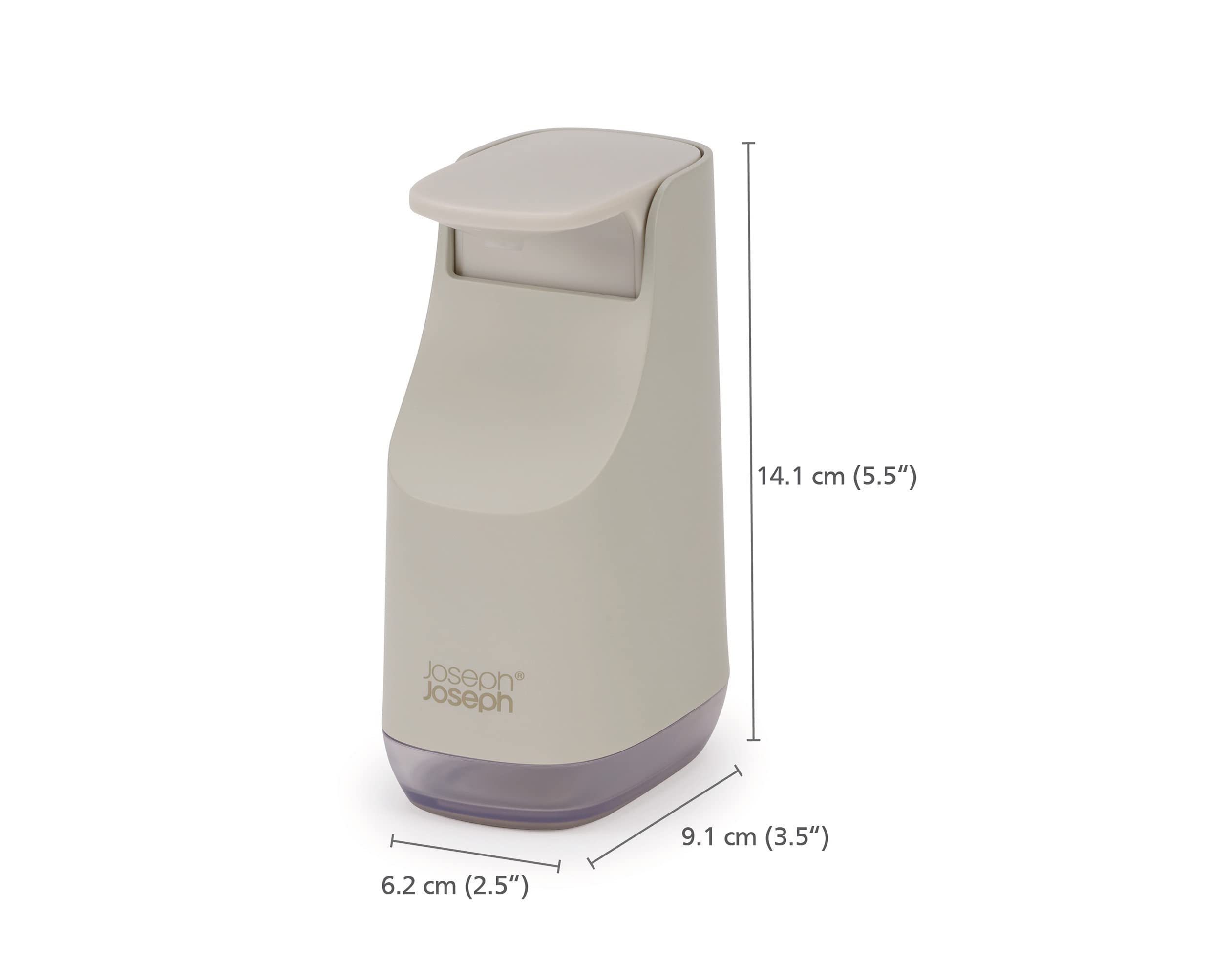 joseph-joseph-distributeur-de-savon-compact-peu-encombrant-t-te-de-pompe-pressio image 2