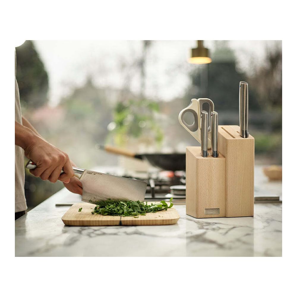 joseph-joseph-fusion-ensemble-couteaux-de-cuisine-5-pi-ces-couteaux-elevate-lame image 5