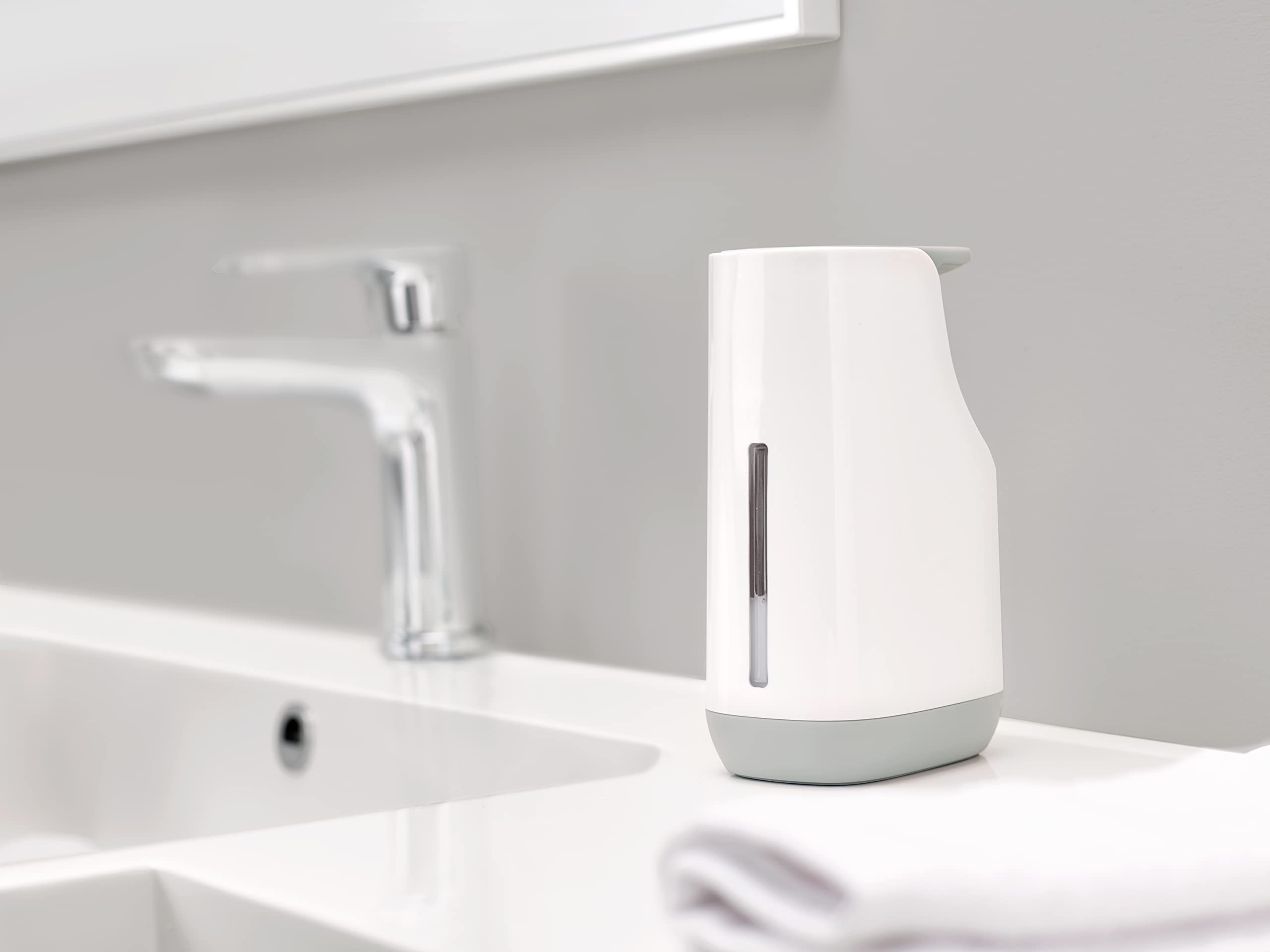 joseph-joseph-distributeur-de-savon-slim-compact-350-ml-pompe-salle-de-bain-peu- image 3