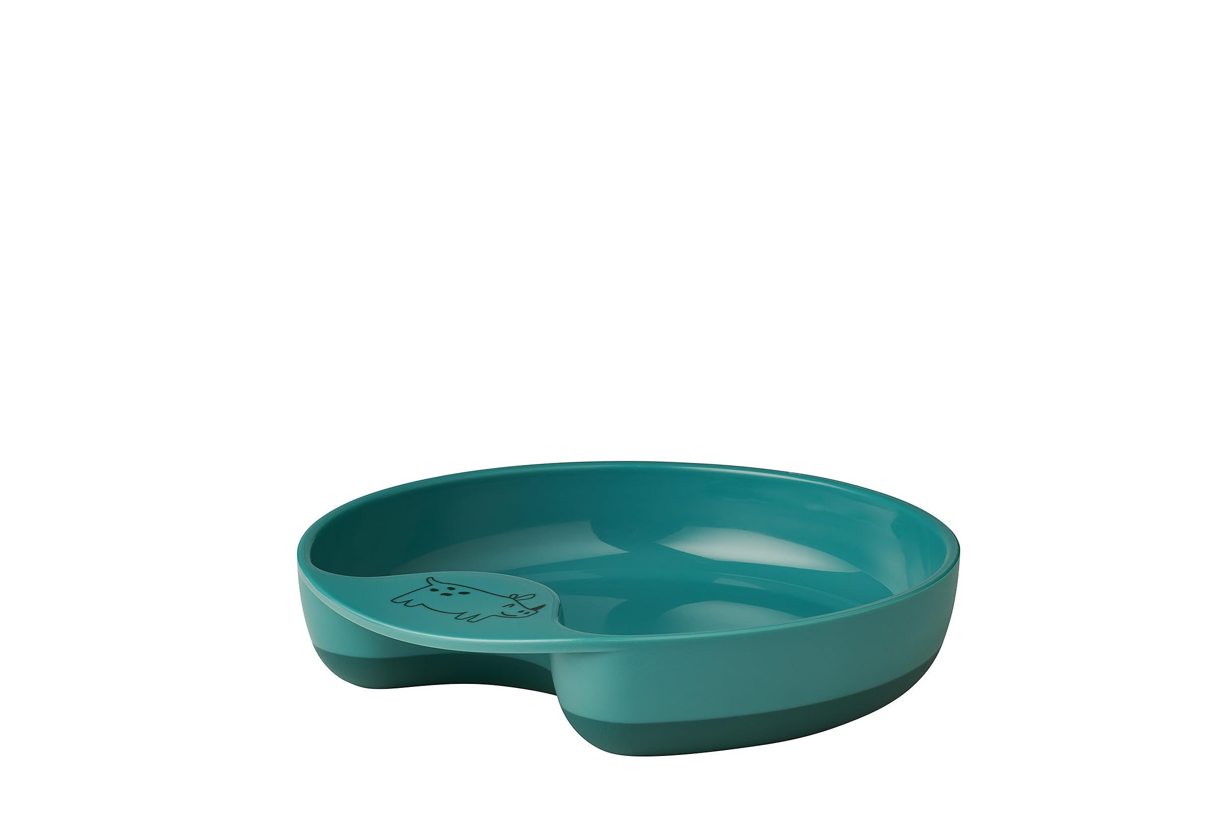 mepal-mio-assiette-d-apprentissage-inclin-e-antid-rapante-pour-b-b-deep-turquois image 2
