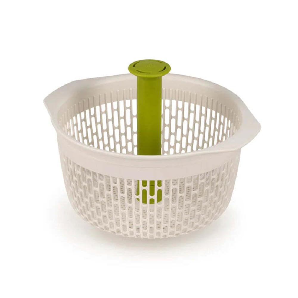 joseph-joseph-spindola-essoreuse-salade-2-en-1-avec-passoire-et-ventouse-pour-vi image 1