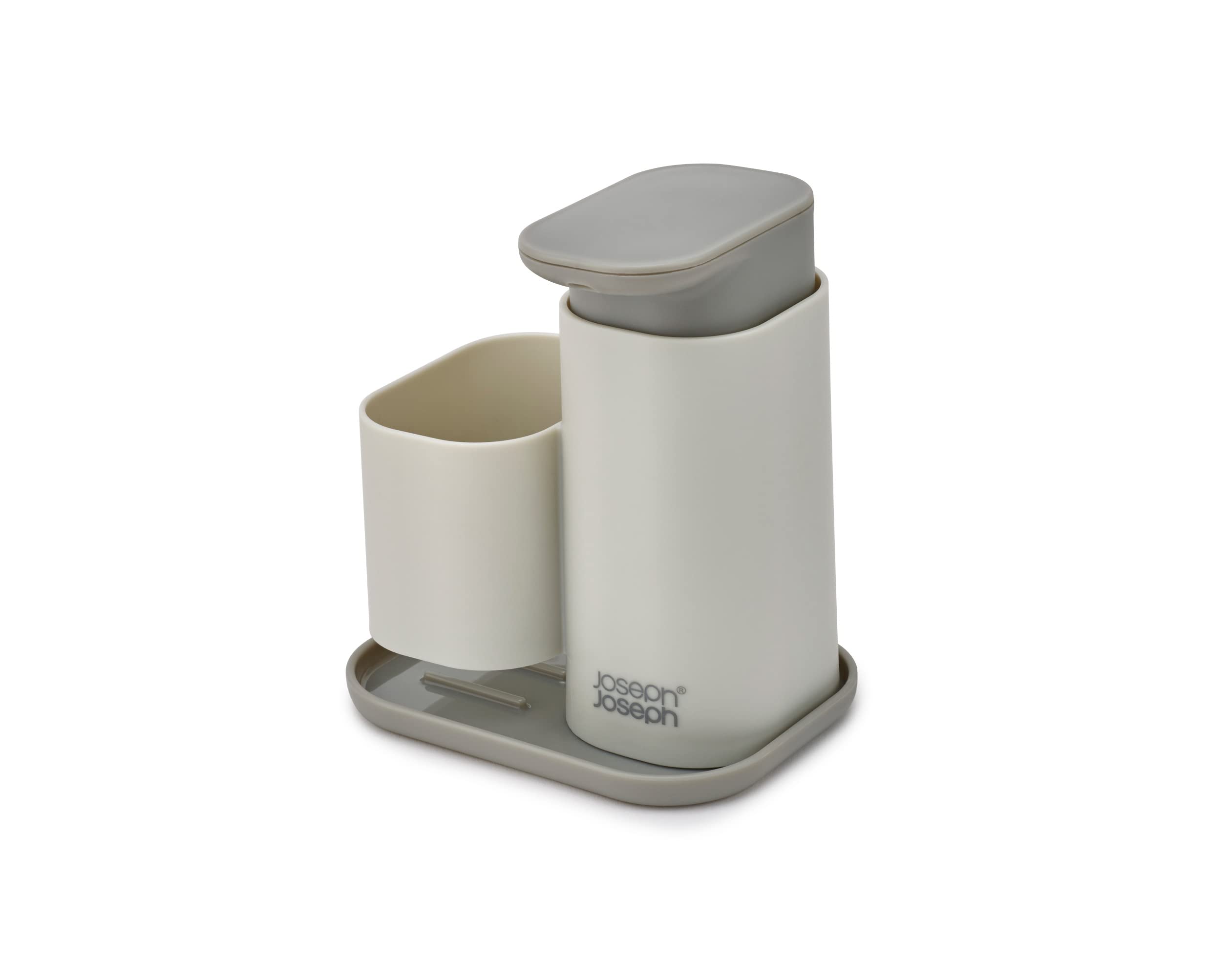 joseph-joseph-duo-distributeur-de-savon-avec-porte-ponge-ventil-pour-vier-de-cui image 1