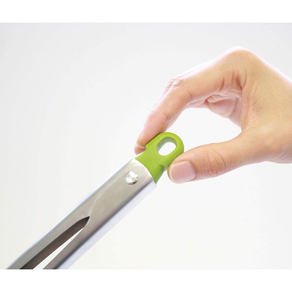 joseph-joseph-elevate-pinces-de-cuisine-30-cm-en-acier-inoxydable-avec-reposoir- image 3