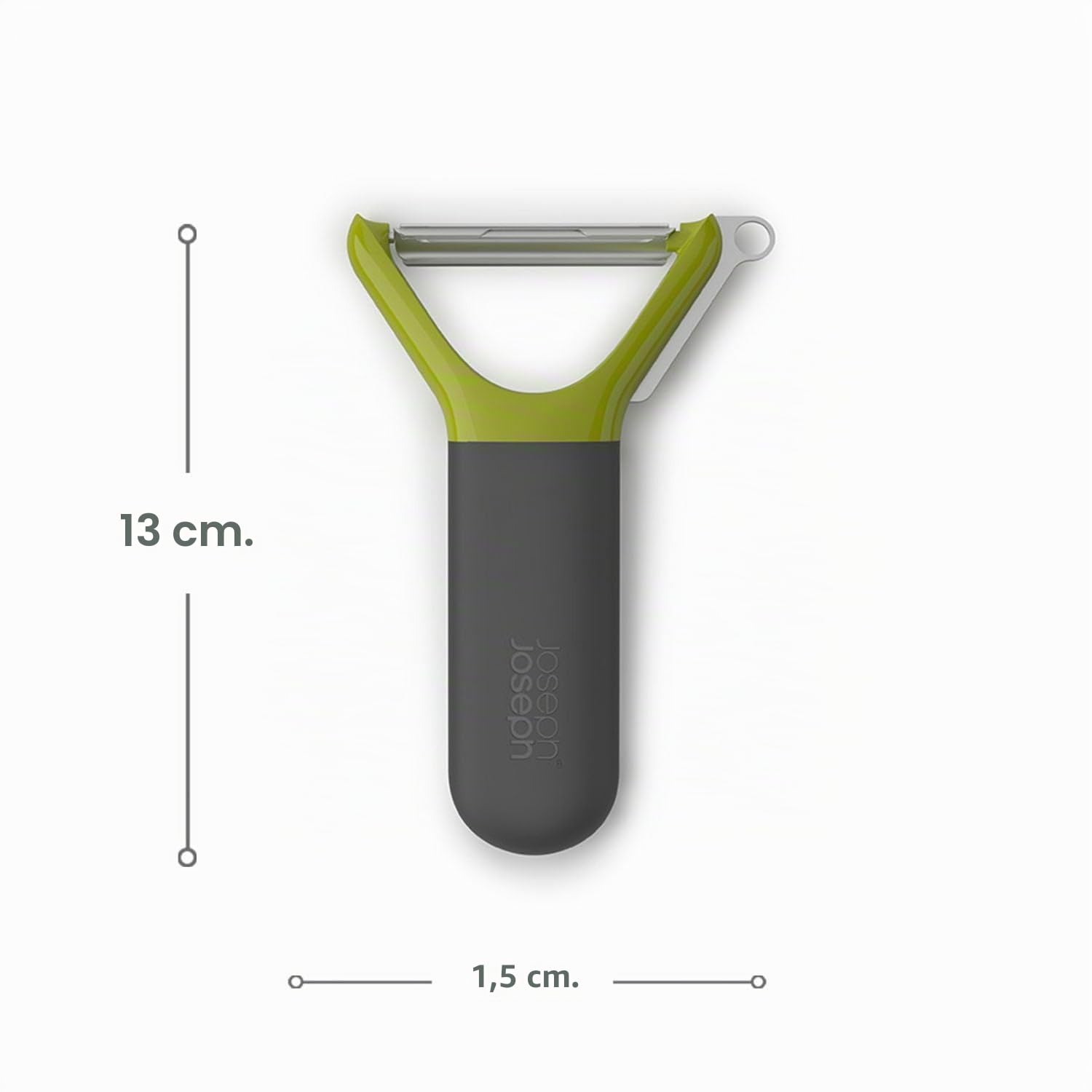 joseph-joseph-multi-peel-plucheur-manuel-en-y-vert-clair-lame-acier-gratter-poig image 5