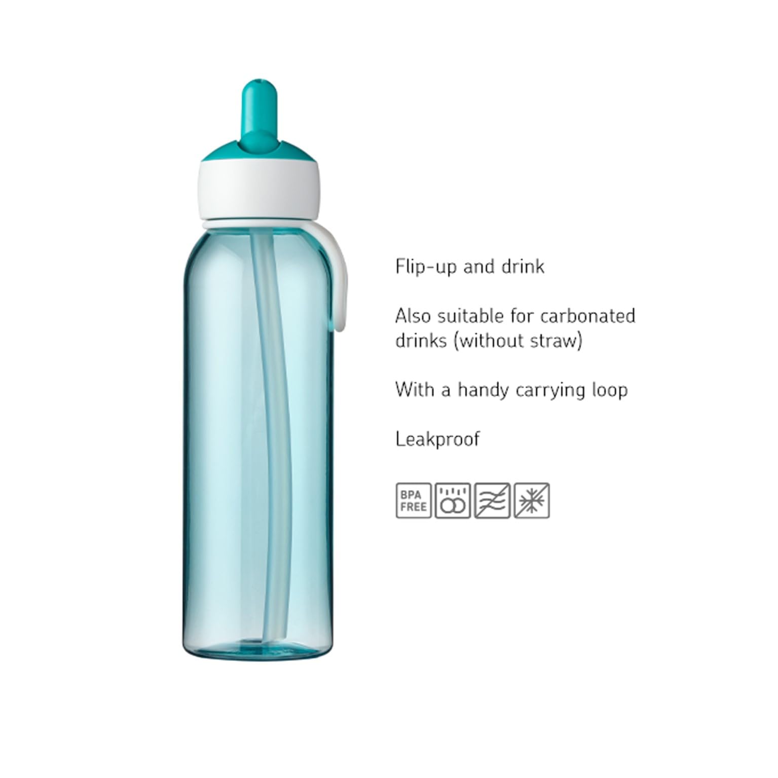 mepal-flip-up-campus-gourde-enfant-tanche-500-ml-sans-bpa-lave-vaisselle-red image 3