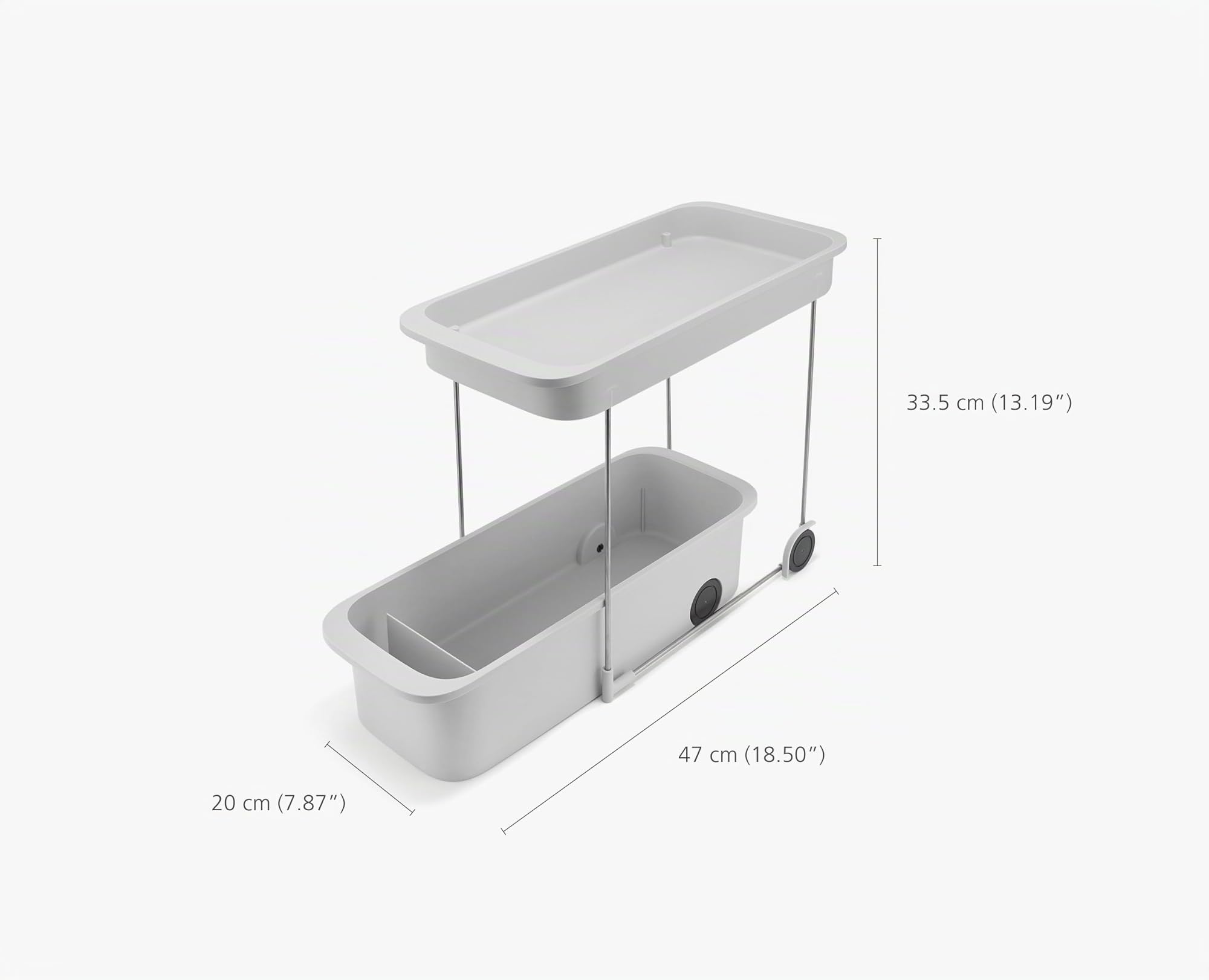 joseph-joseph-cupboardstore-chariot-de-rangement-2-niveaux-roulettes-pour-sous-v image 4