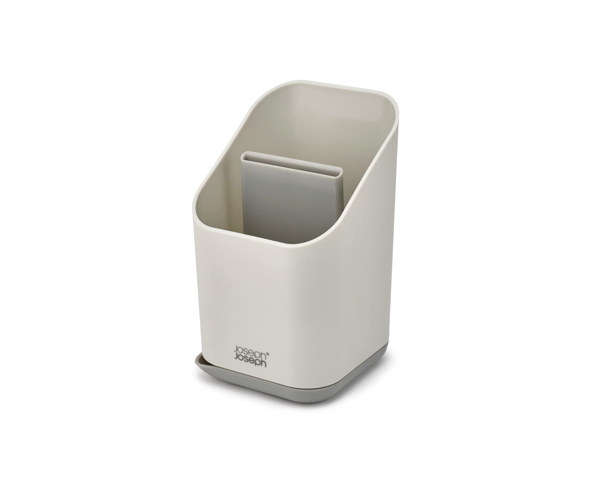 joseph-joseph-duo-gouttoir-couverts-pour-vier-avec-fente-couteaux-gris image 2