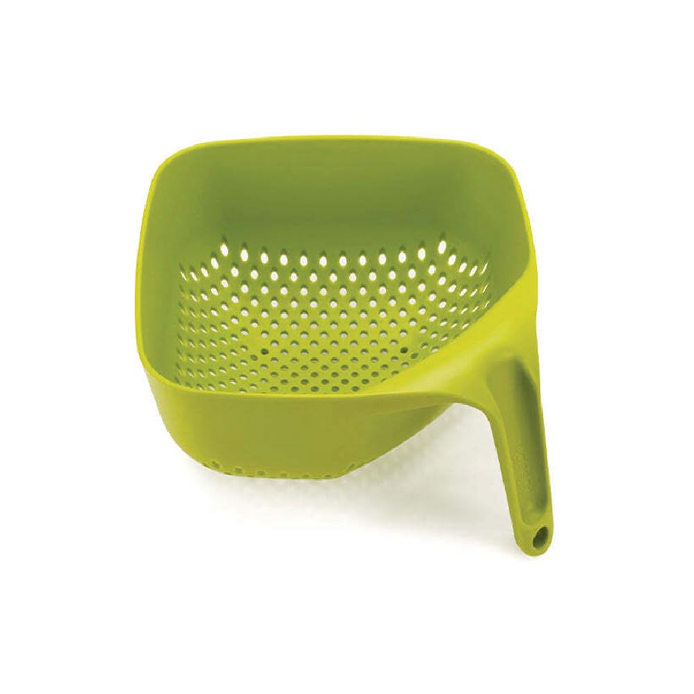 joseph-joseph-passoire-carr-e-gouttoir-verte-poign-e-verticale-ergonomique-bec-v image 1