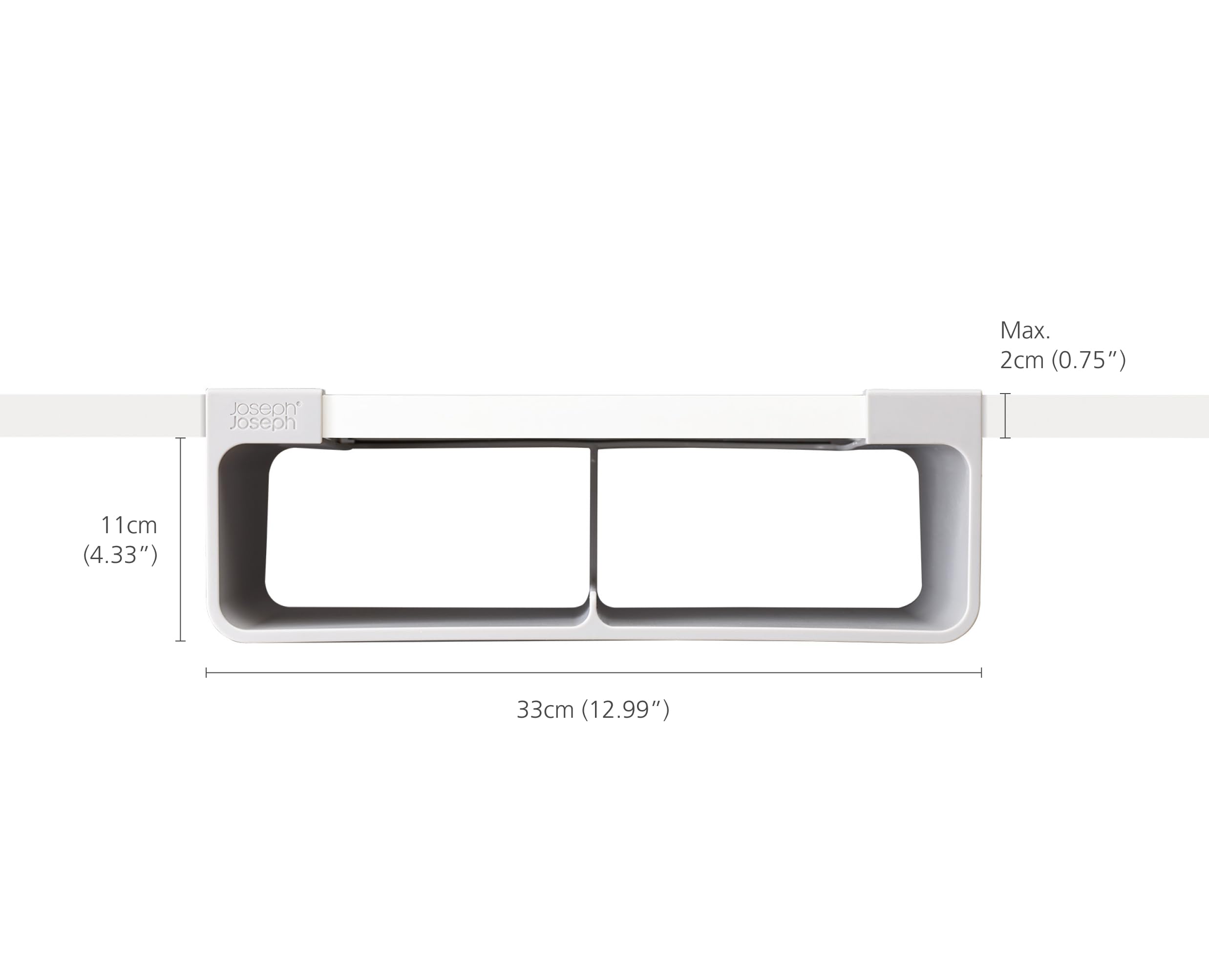 joseph-joseph-cupboardstore-rangement-sous-tag-re-pour-film-alimentaire-papier-a image 2