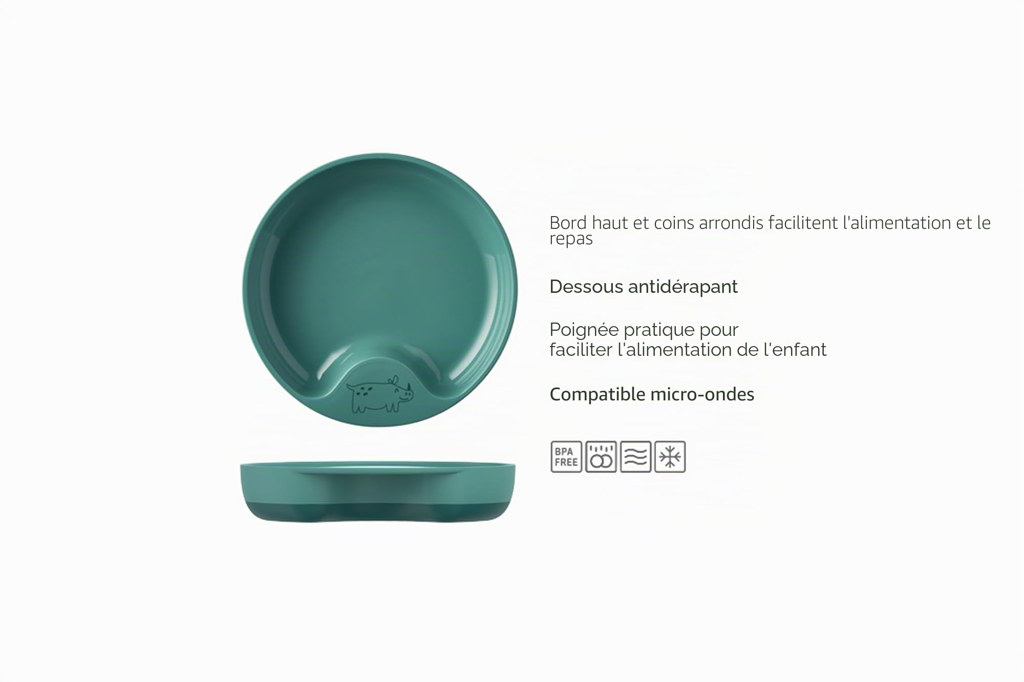 mepal-mio-assiette-d-apprentissage-inclin-e-antid-rapante-pour-b-b-deep-turquois image 3