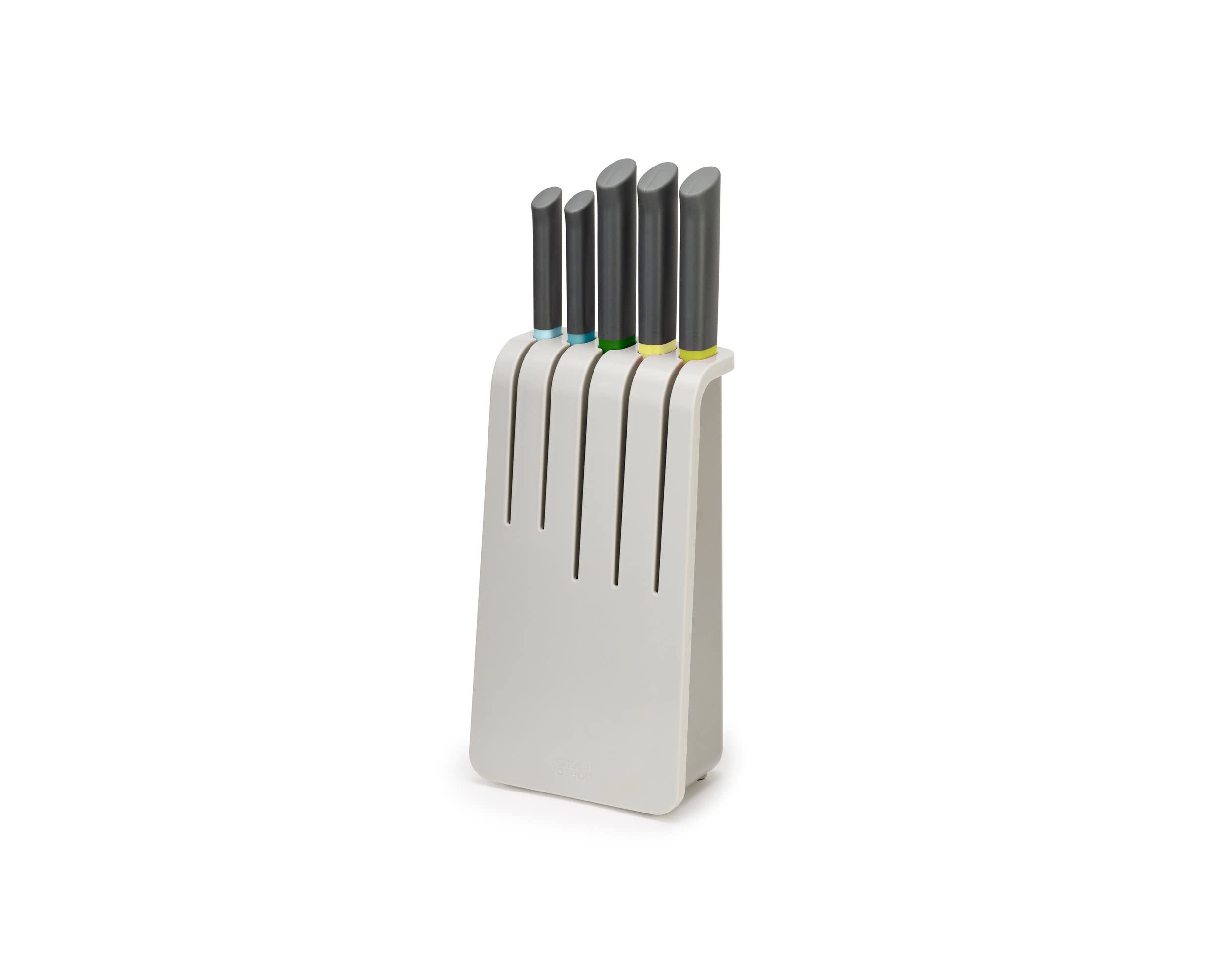 joseph-joseph-duo-bloc-de-couteaux-de-cuisine-5-pi-ces-avec-lames-japonaises-en- image 1