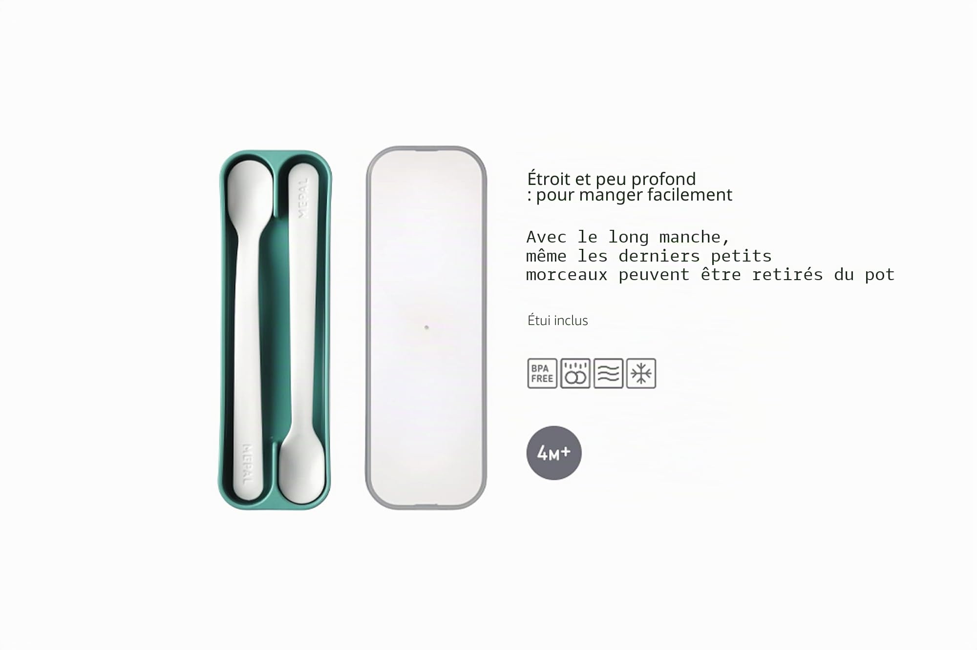 mepal-mio-cuill-re-d-alimentation-b-b-long-manche-20-5-cm-sans-bpa-set-de-2-avec image 3