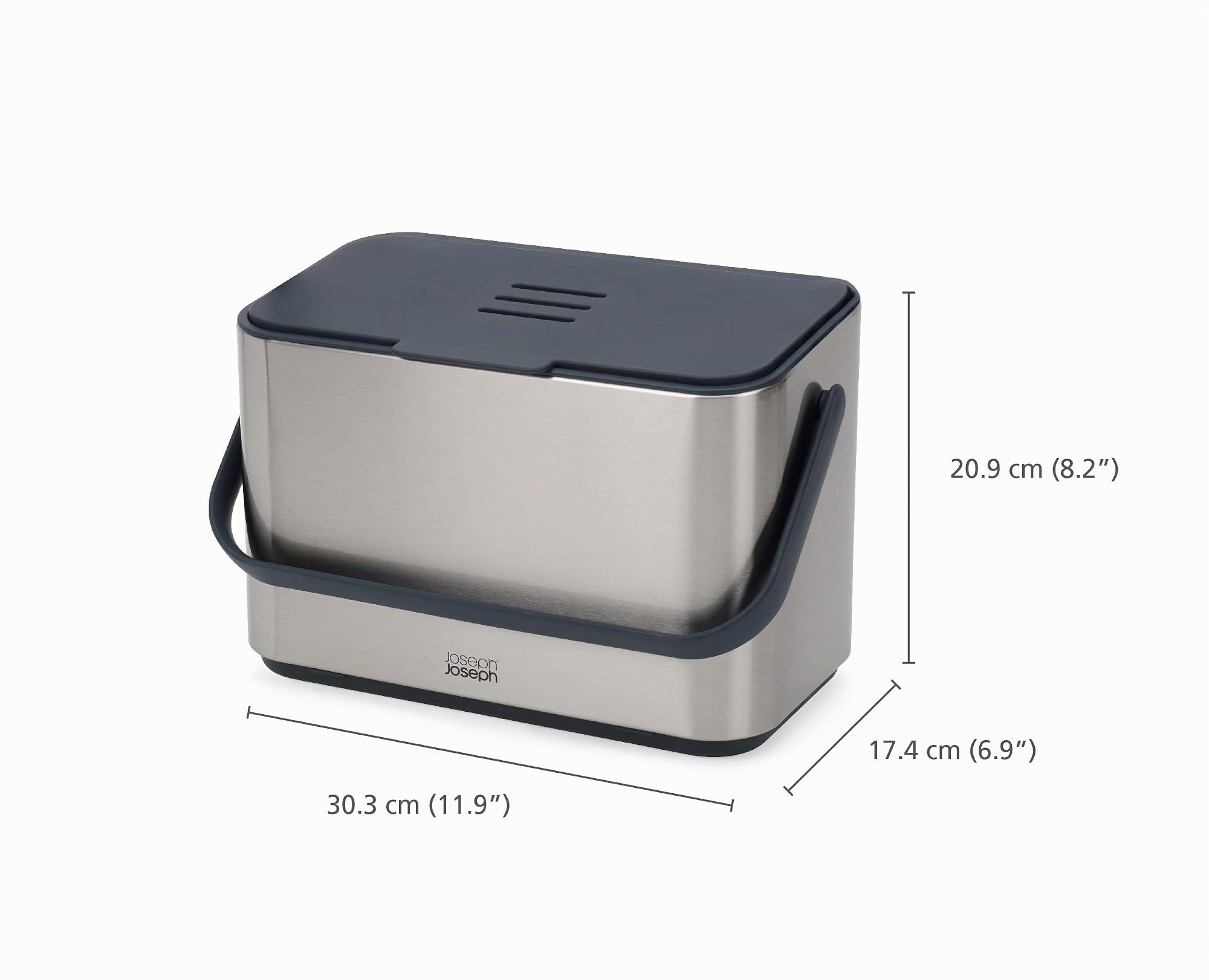 joseph-joseph-collect-poubelle-compost-4-l-en-acier-inoxydable-avec-filtre-anti- image 5