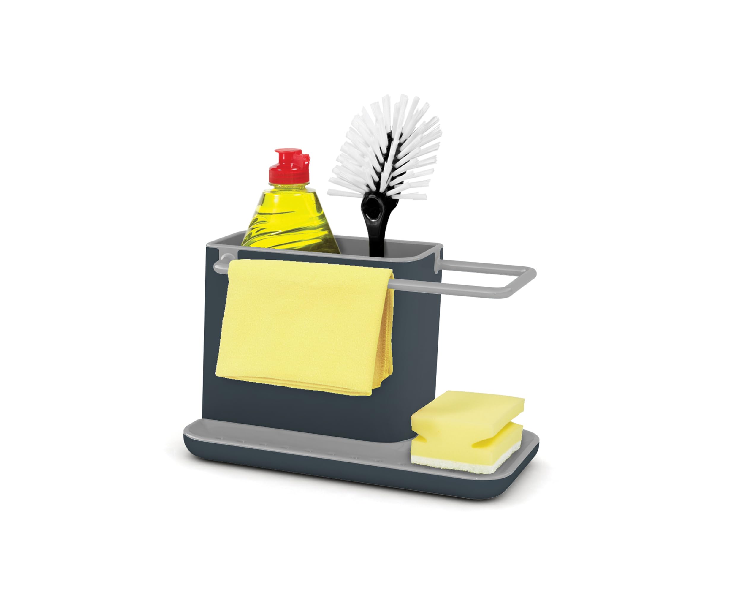 joseph-joseph-caddy-85022-organiseur-d-vier-avec-gouttoir-int-gr-support-ponge-e image 4