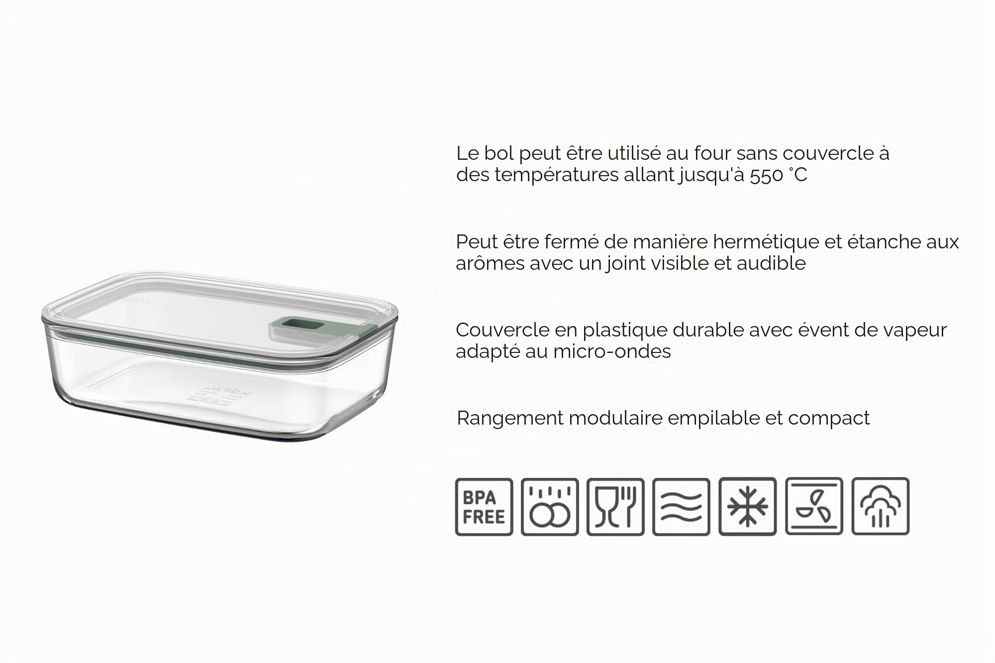 mepal-easyclip-bo-te-de-conservation-alimentaire-en-verre-2-25-l-couvercle-couli image 2