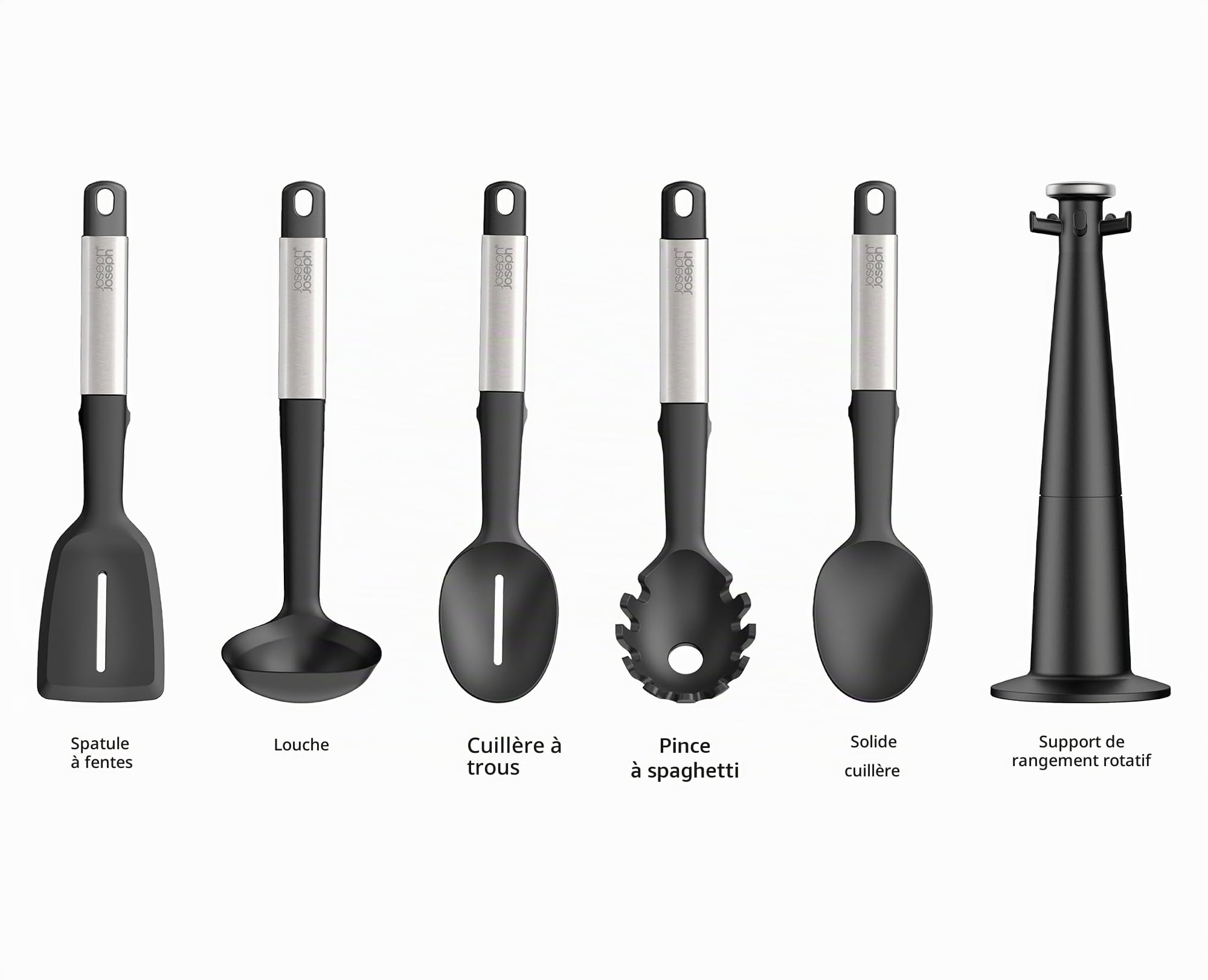 joseph-joseph-elevate-ensemble-6-ustensiles-de-cuisine-en-silicone-r-sistant-la- image 2