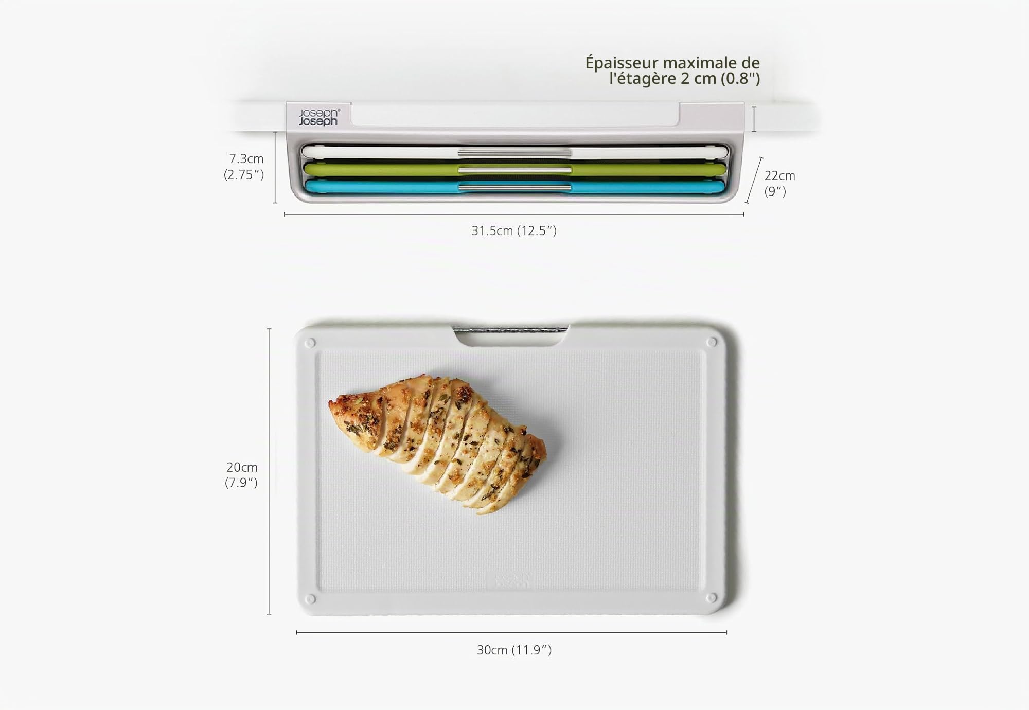 joseph-joseph-folio-slim-set-de-3-planches-d-couper-double-face-avec-tui-fixer-s image 2