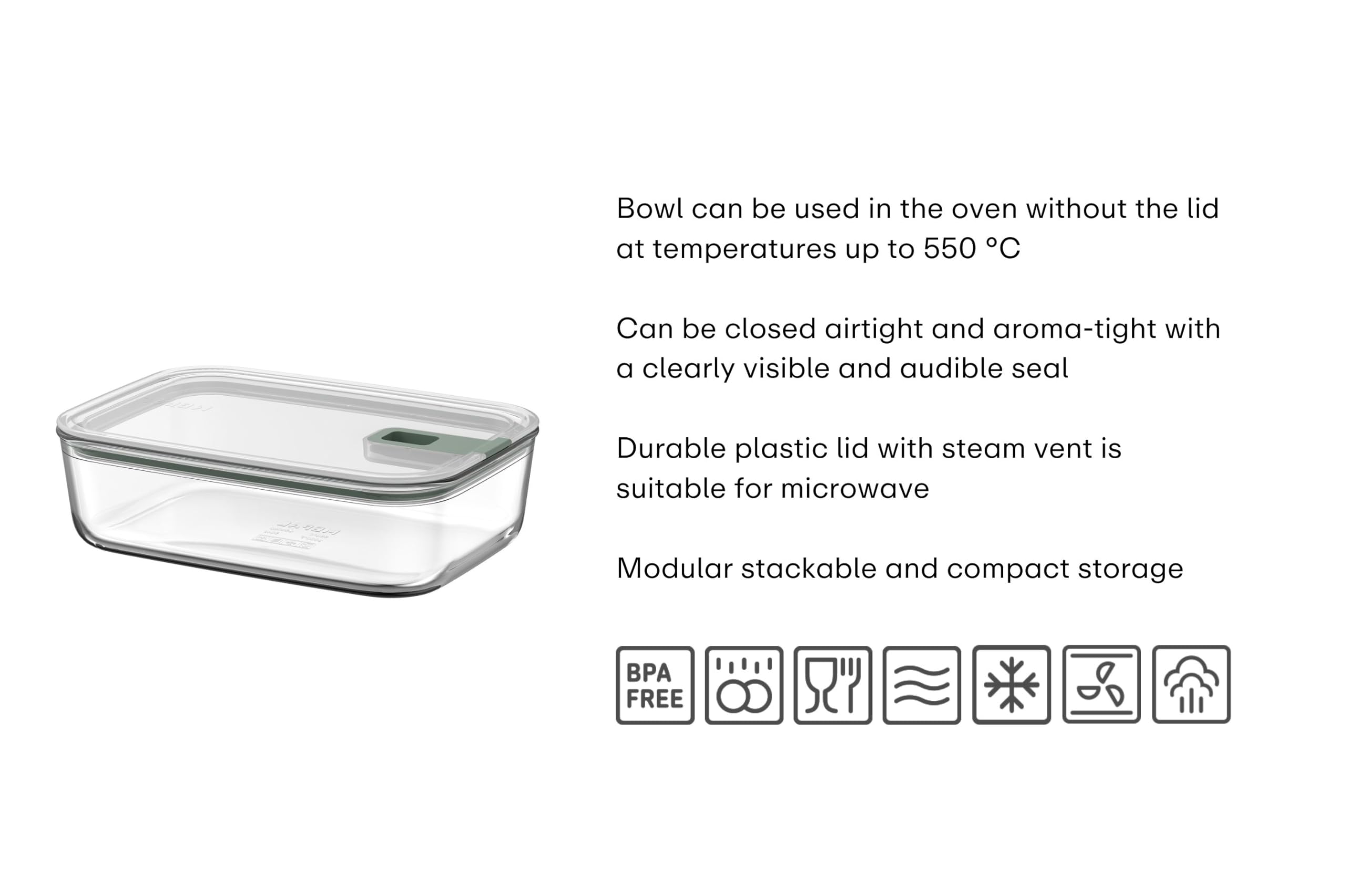 mepal-easyclip-nordic-sage-set-de-3-bo-tes-alimentaires-en-verre-2x700-ml-1500-m image 2