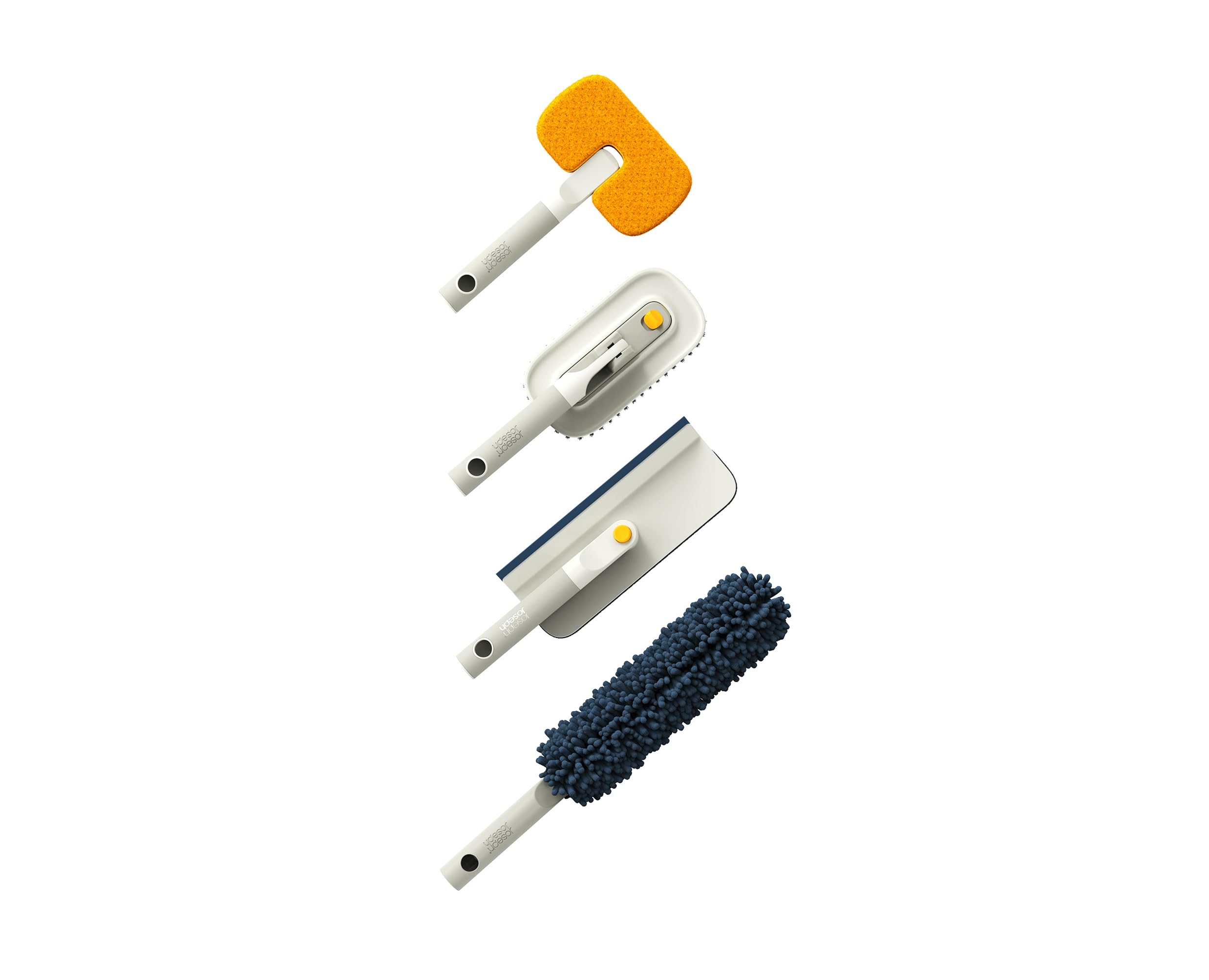 joseph-joseph-cleantech-set-de-nettoyage-profond-5-outils-perche-t-lescopique-al image 2