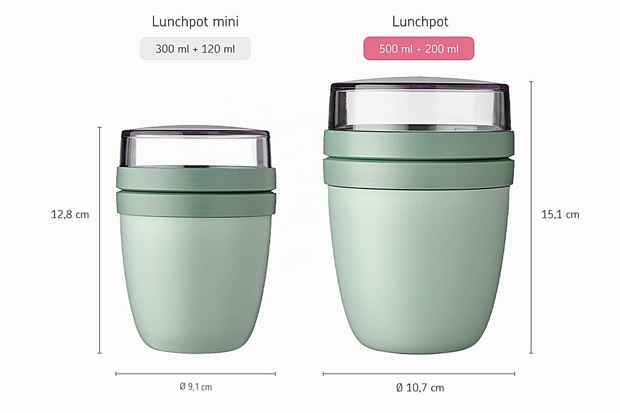 mepal-ellipse-pot-d-jeuner-2-compartiments-500-ml-200-ml-nordic-denim-couvercles image 5