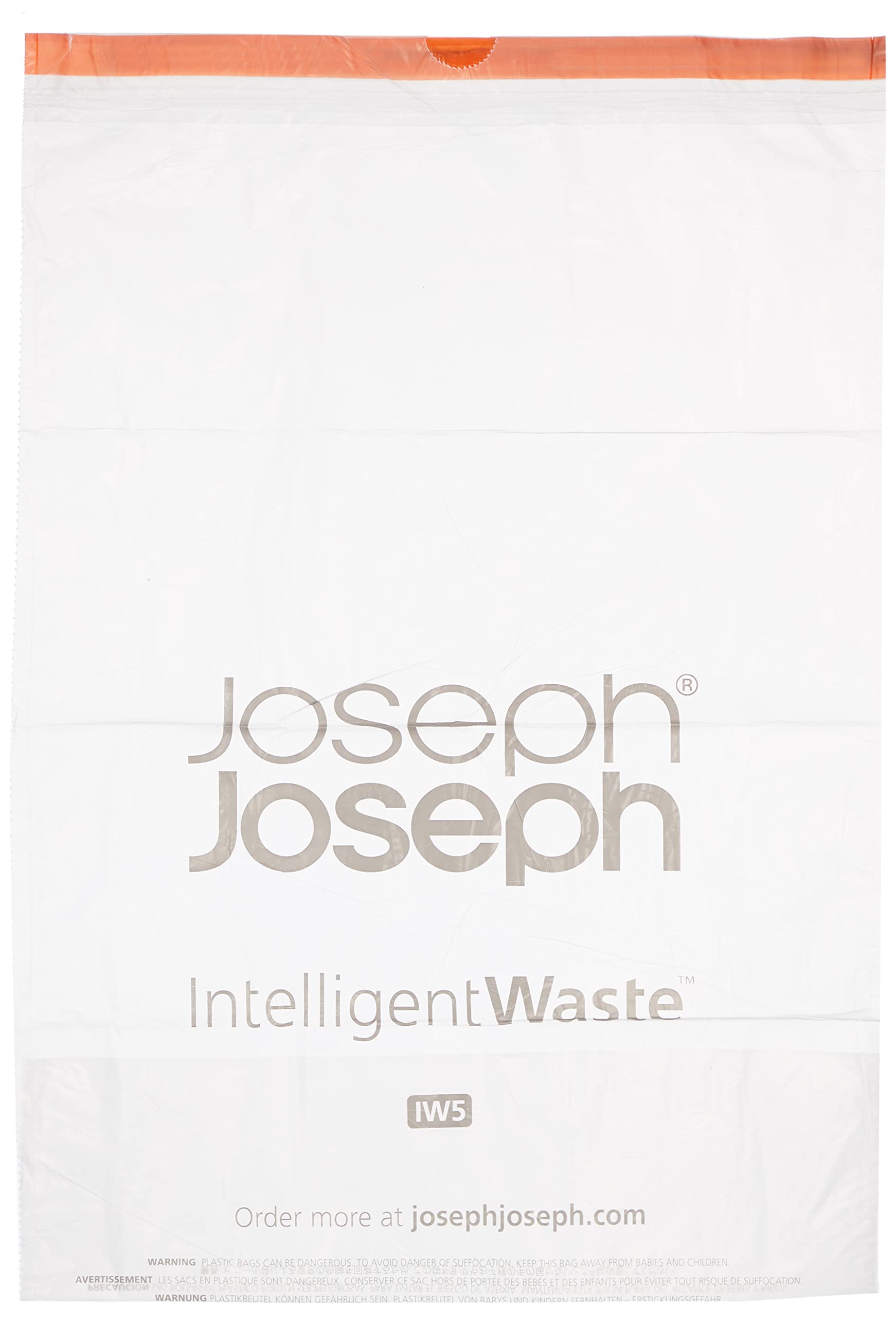 joseph-joseph-iw5-sacs-poubelle-tr-s-r-sistants-40-l-avec-fermeture-poign-es-cou image 1