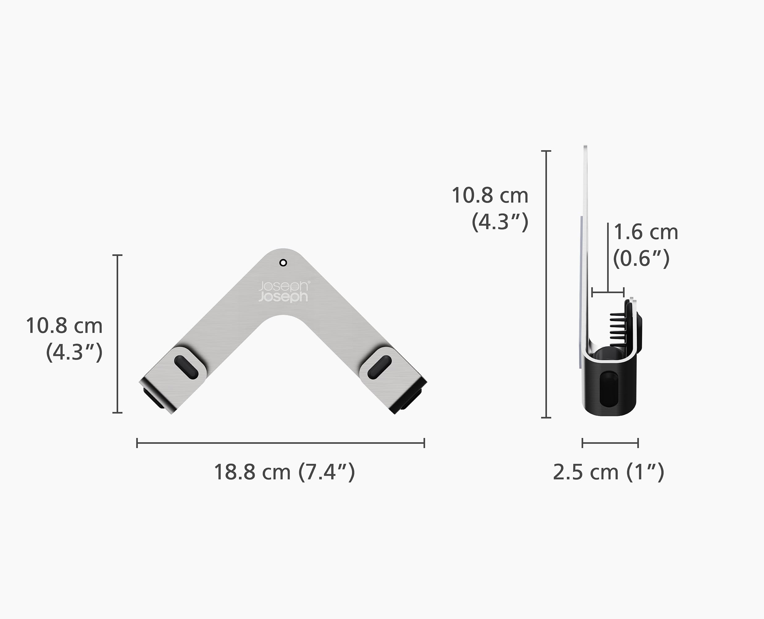joseph-joseph-space-support-couvercles-inox-auto-adh-sif-ou-vis-2-pi-ces-couverc image 3