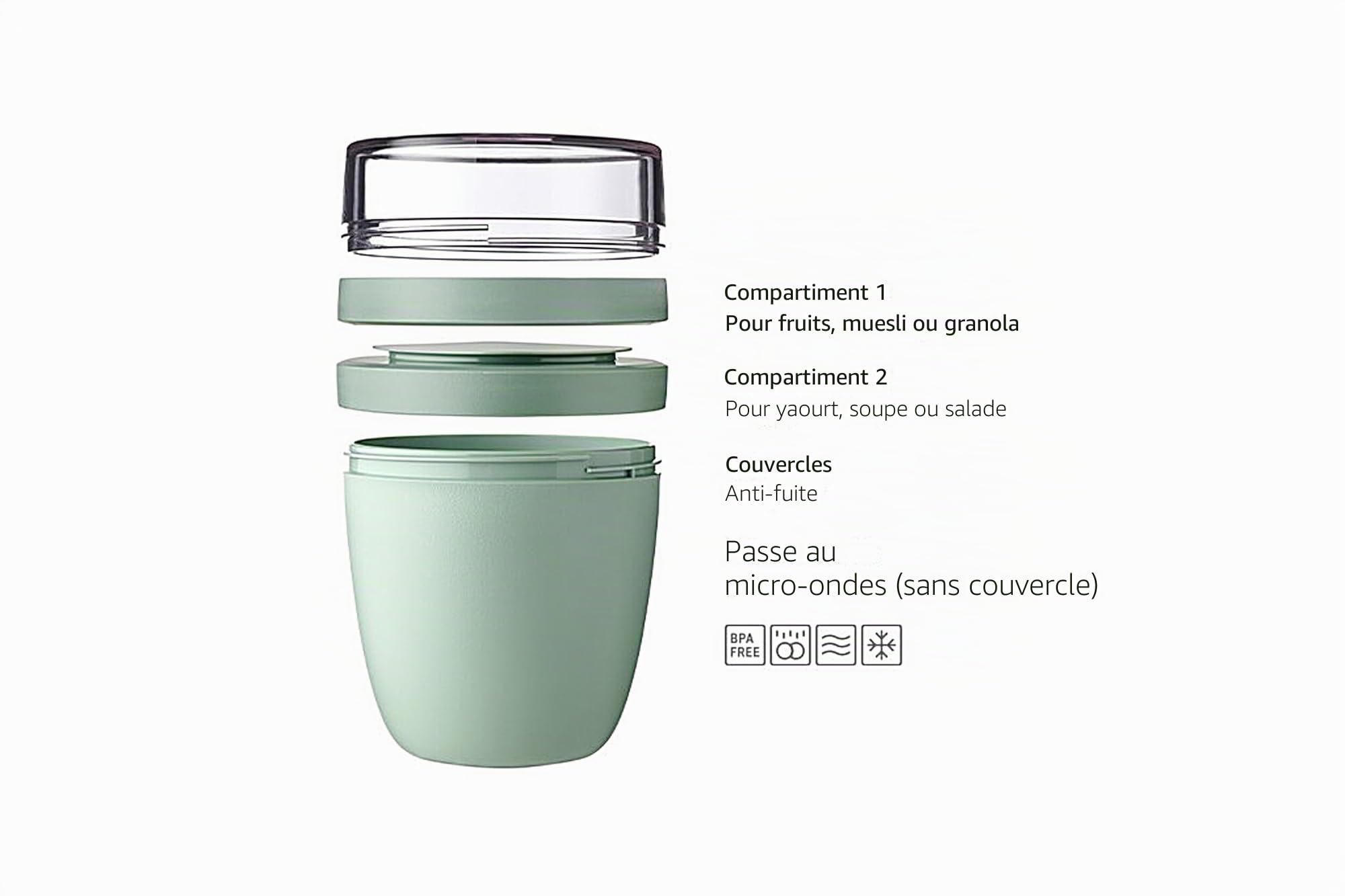 mepal-ellipse-pot-d-jeuner-2-compartiments-500-ml-200-ml-nordic-denim-couvercles image 3